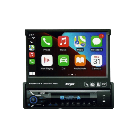Targa TID-MAN700 7 Inch Multimedia Manual In-Dash System With Apple Carplay & Android Auto