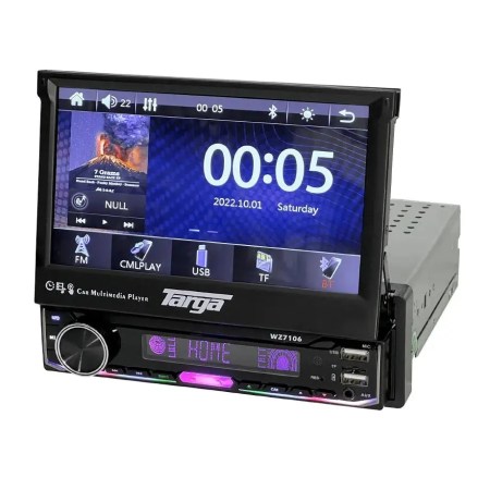 Targa TID-MAN7CPAA  7-inch Manual In-Dash Digital Media Receiver W/Android Auto & Apple CarPlay